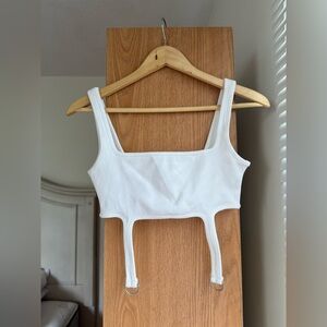 Hello Molly White Top